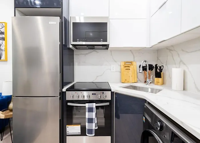 317-1An - New Modern 1Br W&D Walk To Central Park